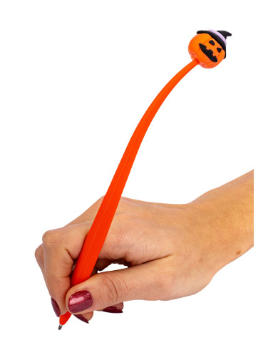 Stylo Halloween 4 modèles assortis sur un présentoir