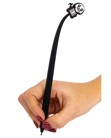 Stylo Halloween 4 modèles assortis sur un présentoir