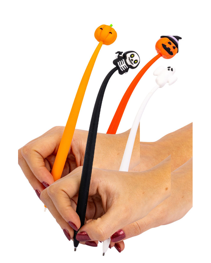 Penna Halloween  4 mod. assortiti in espositore