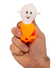 Citrouille anti-stress en caoutchouc diam. env. 7 cm mod.ass. sur un présentoir Citrouille anti-stress en caoutchouc diam. env. 7 cm mod.ass. sur un présentoir