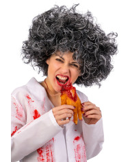 Collar con mano cortada de látex con solapa de cartón