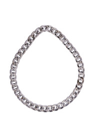 Silver necklace in plastic w/hangtag