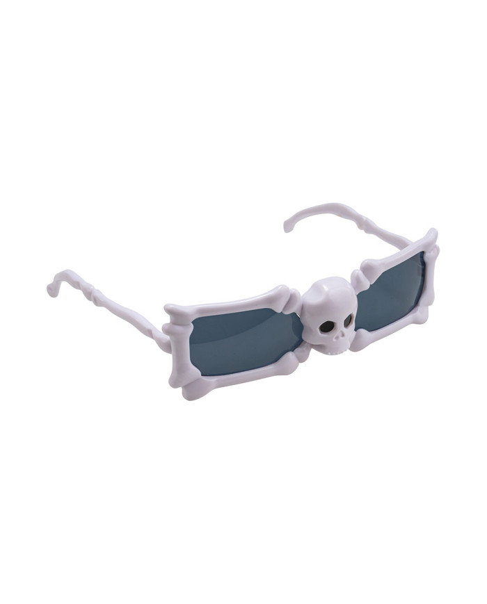 Halloween glasses w/skeleton bones on card