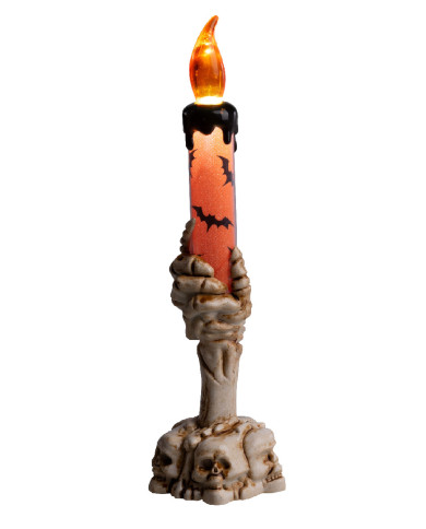 Candélabre avec t-light h. env. 21 cm (piles comprises) dans une boîte