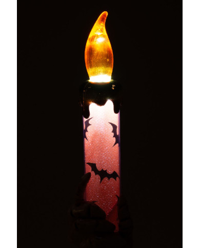 Candélabre avec t-light h. env. 21 cm (piles comprises) dans une boîte