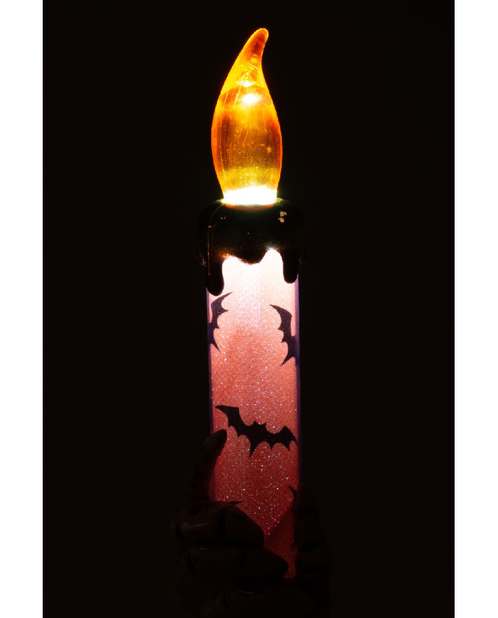 Candélabre avec t-light h. env. 21 cm (piles comprises) dans une boîte