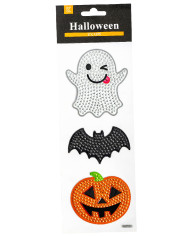 Cartella stickers con strass in busta con cavallotto