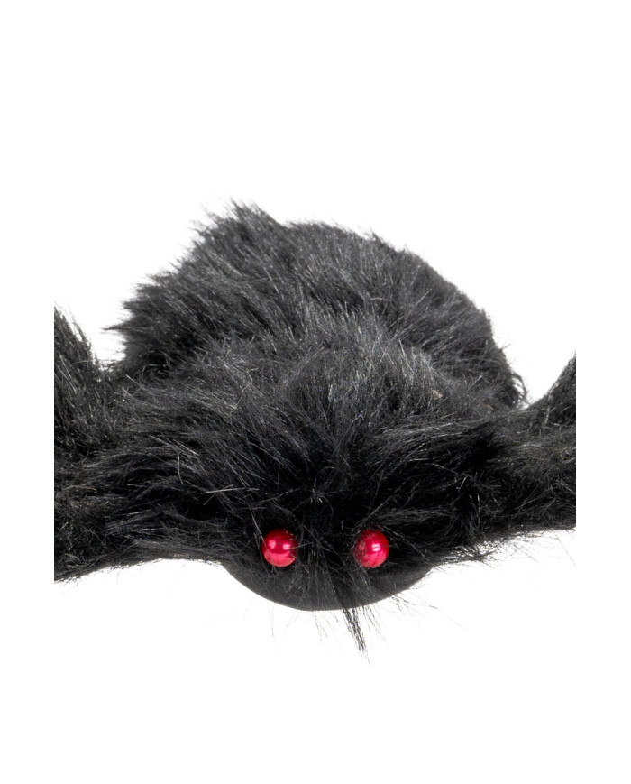 Black furry spider diam. cm. 60 with hangtag/label