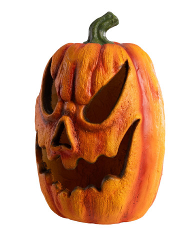 Zucca decorativa in resina con luci h.cm.40 ca. in scatola