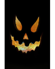 Decorative resin pumpkin w/lights h.cm.40 in box