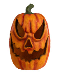 Zucca decorativa in resina con luci h.cm.40 ca. in scatola