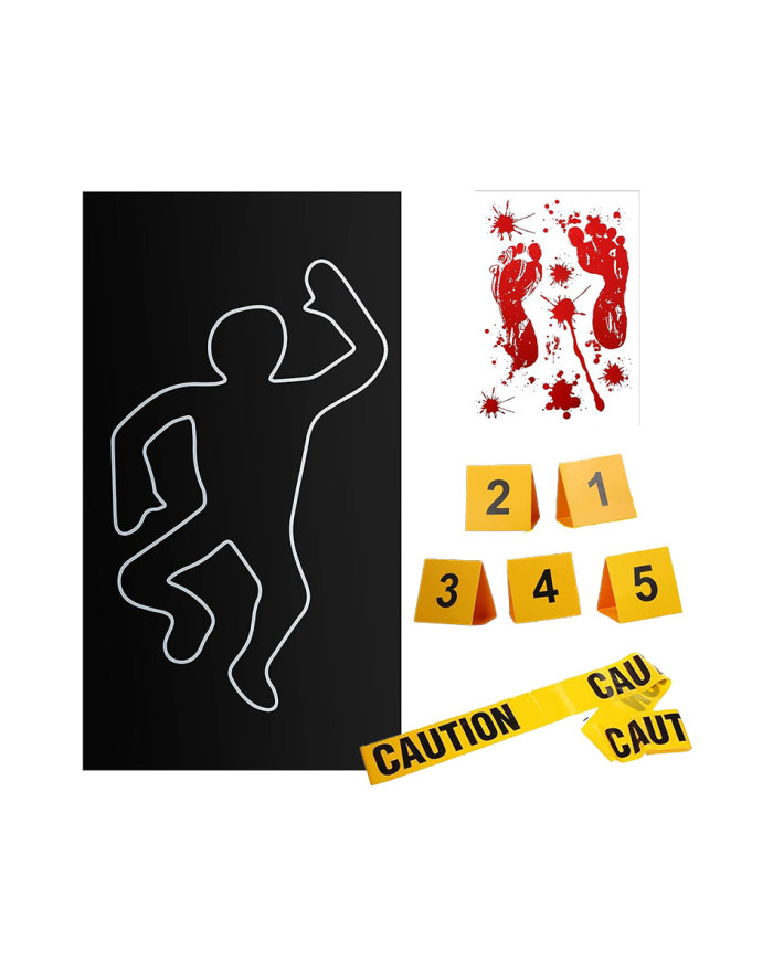 Crime scene set in box