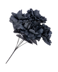 Branch w/black flowers and skulls h.cm.40 with hangtag/label