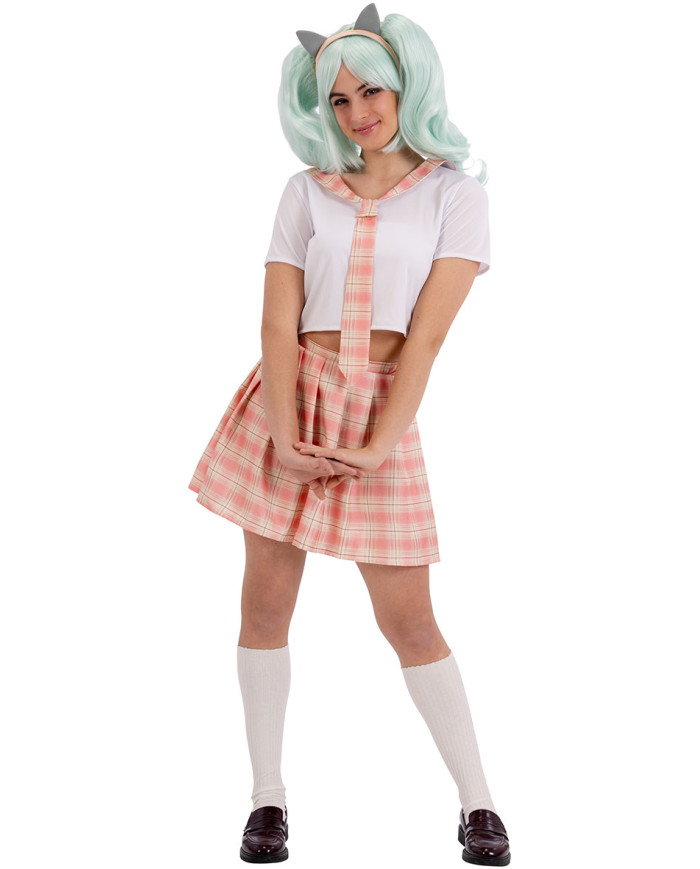 Cosplay cat costume size viii (12-13 years) in bag w/hook