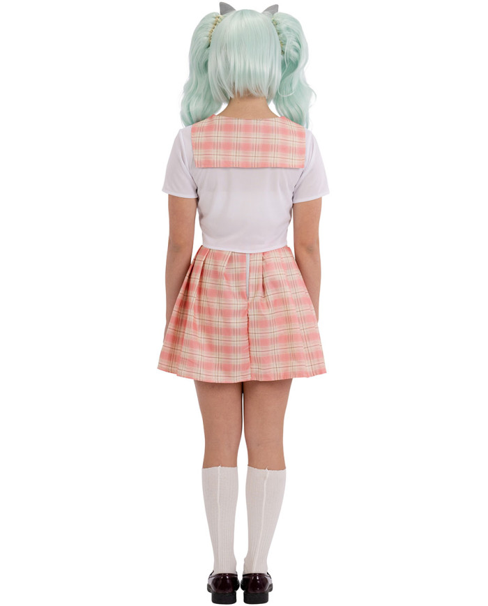 Cosplay cat costume size viii (12-13 years) in bag w/hook