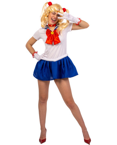 Kostüm Mond-Matrosenmädchen Cosplay Gr. VIII (12-13 Jahre) in Beutel mit Haken