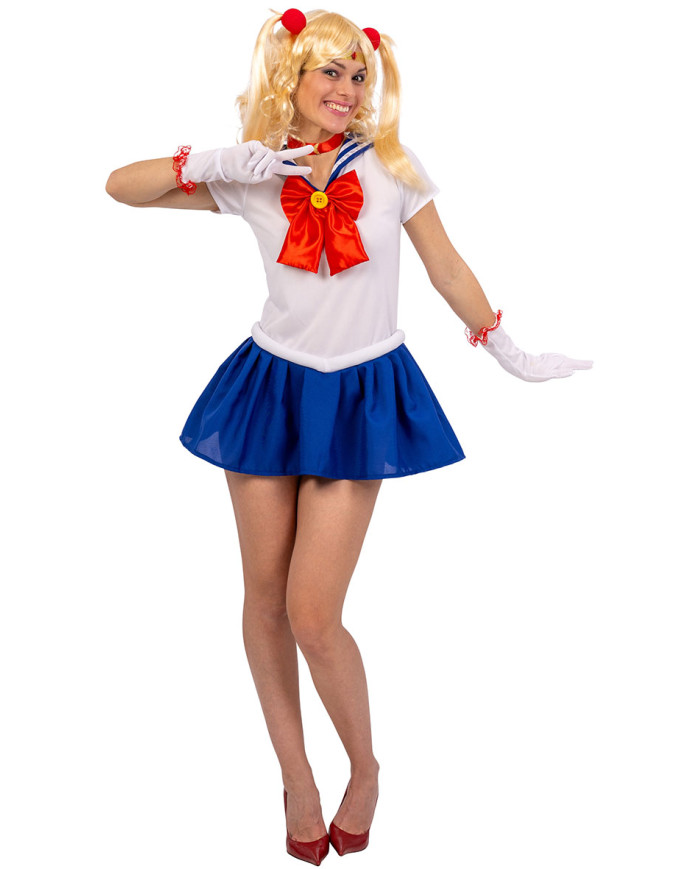 Cosplay sailor costume size viii (12-13 years) in bag w/hook