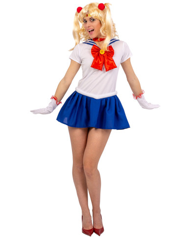 Kostüm Mond-Matrosenmädchen Cosplay Gr. S (14-16 Jahre) in Beutel mit Haken