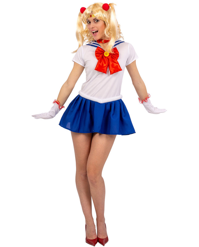 Kostüm Mond-Matrosenmädchen Cosplay Gr. S (14-16 Jahre) in Beutel mit Haken