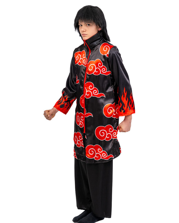 Cosplay red cloud costume size s (14-16 years) in bag w/hook