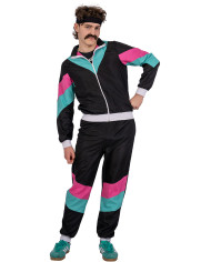 Kostüm Disco-Overall 80er und 90er Jahre Einheitsgröße (M/L) in Beutel mit Haken