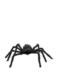 Black furry spider diam. cm. 60 with hangtag/label