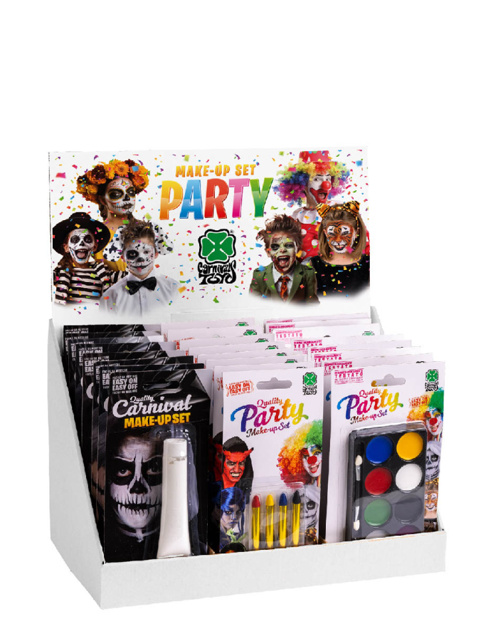 24 TRUCCHI IN BLISTER MOD.ASS.IN ESPOSITORE H.CM.38XL.33XP.22 CA. 24 TRUCCHI IN BLISTER MOD.ASS.IN ESPOSITORE H.CM.38XL.33XP.22 CA.