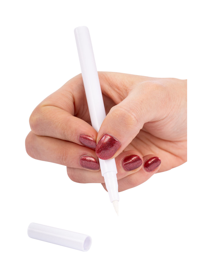 White make-up marker pen face/body on card