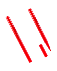 Rotulador maquillaje para cara/cuerpo rojo sobre cartoncillo