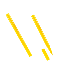 Pennarello trucco viso/corpo giallo su cartoncino