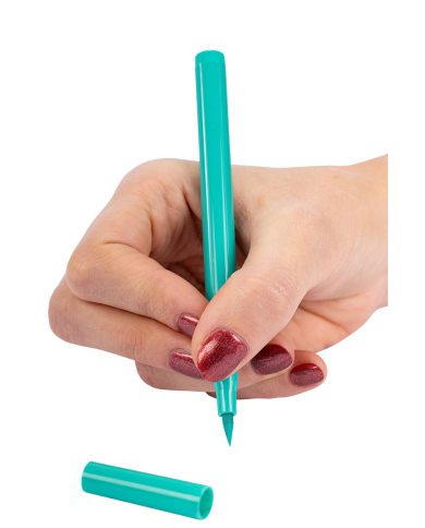 Rotulador maquillaje para cara/cuerpo verde sobre cartoncillo