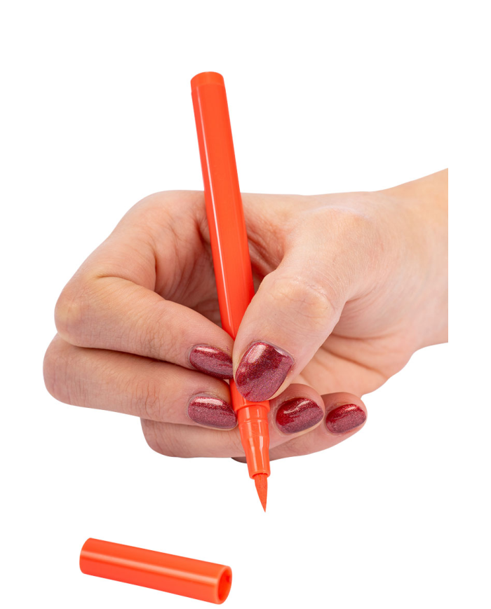 Rotulador maquillaje para cara/cuerpo naranja sobre cartoncillo