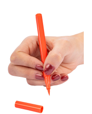 Rotulador maquillaje para cara/cuerpo naranja sobre cartoncillo
