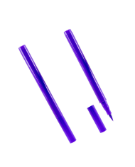 Violet make-up marker pen face/body on card