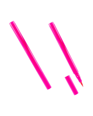 Pink make-up marker pen face/body on card