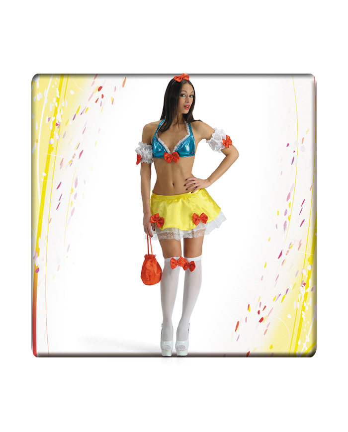 COSTUME BIANCANEVE TG.S IN BUSTA