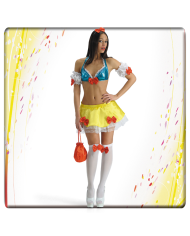 COSTUME BIANCANEVE TG.S IN BUSTA