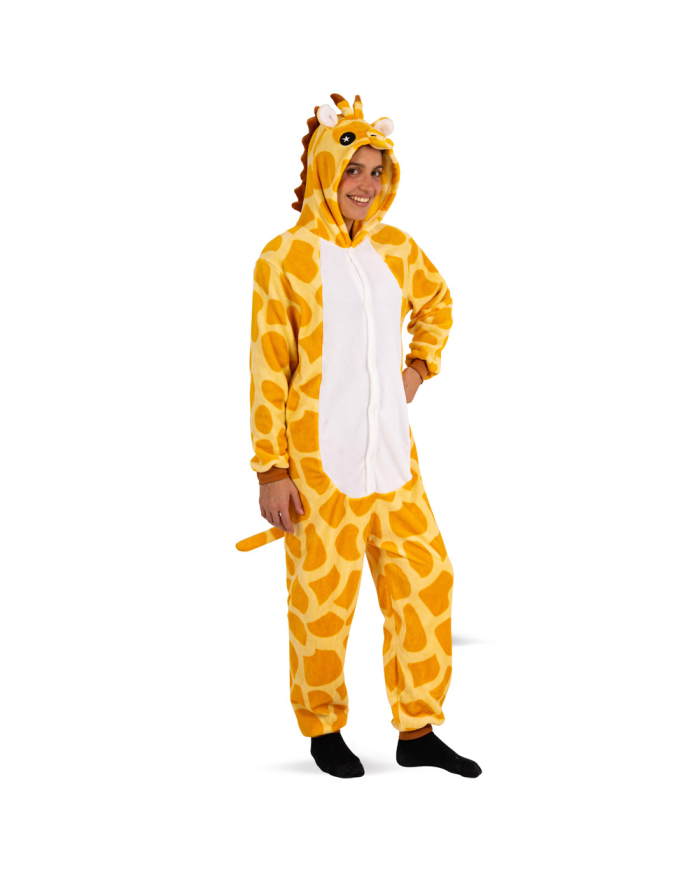 TUTONA GIRAFFA IN PELLICCIA DI PILE T.U. (S/M) IN BUSTA C/GANCIO TUTONA GIRAFFA IN PELLICCIA DI PILE T.U. (S/M) IN BUSTA C/GANCIO