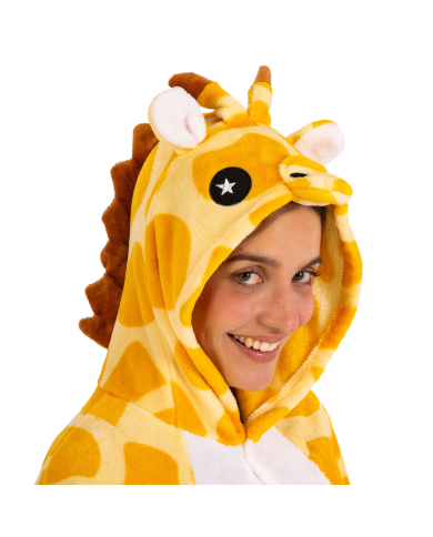 Tutona Giraffa In Pelliccia Di Pile In Busta C/Gancio