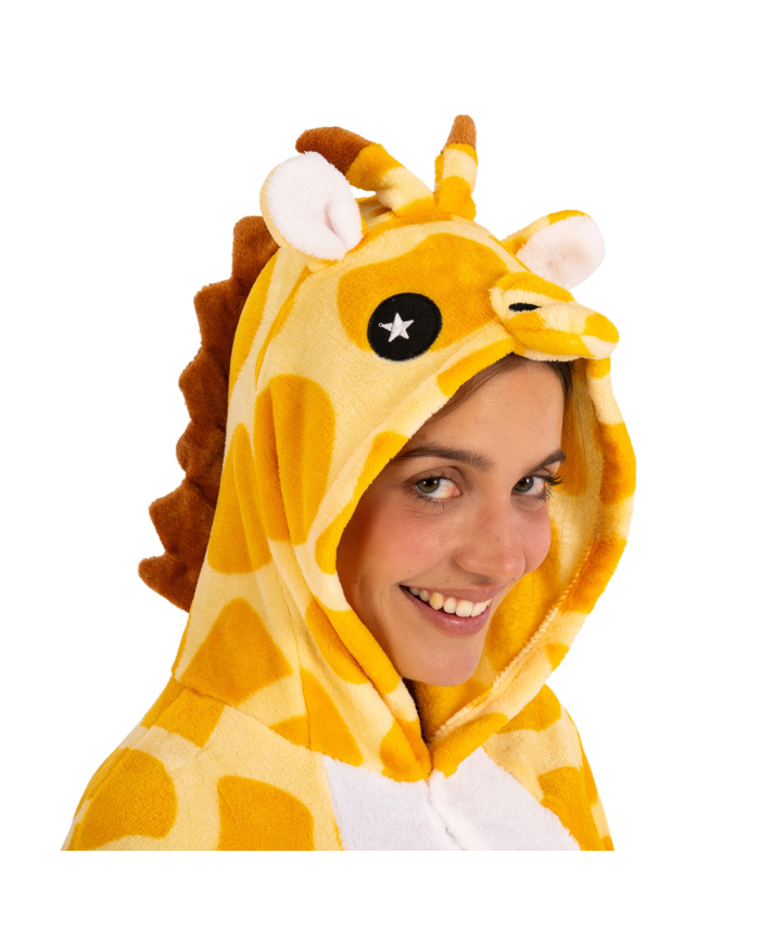 TUTONA GIRAFFA IN PELLICCIA DI PILE T.U. (S/M) IN BUSTA C/GANCIO TUTONA GIRAFFA IN PELLICCIA DI PILE T.U. (S/M) IN BUSTA C/GANCIO