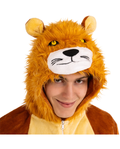 Tutona Leone In Pelliccia Di Pile In Busta C/Gancio