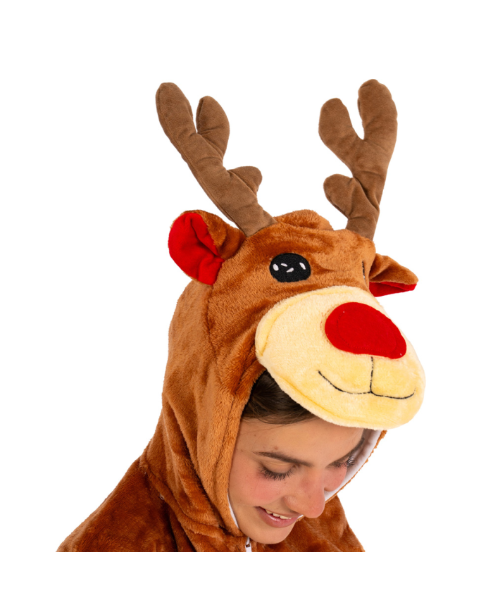 TUTONA RENNA IN PELLICCIA DI PILE  IN BUSTA C/GANCIO