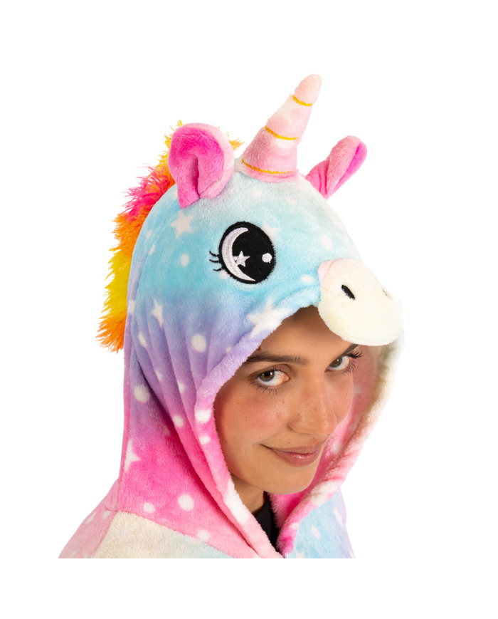 Tutona Unicorno In Pelliccia Di Pile In Busta C/Gancio