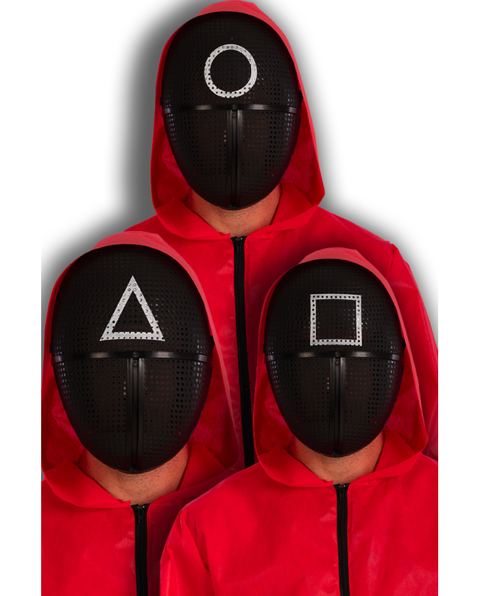 Maschera Il Calamaro In Plastica Rigida Mod. Ass. C/Cartellino/Etichetta