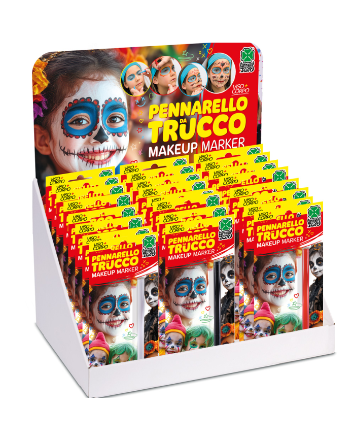 24 Pennarelli Trucco In Espositore (1,43 Cad) 24 Pennarelli Trucco In Espositore (1,43 Cad)