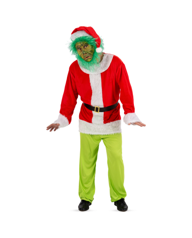 Greench-Kostuem im Beutel mit Haken