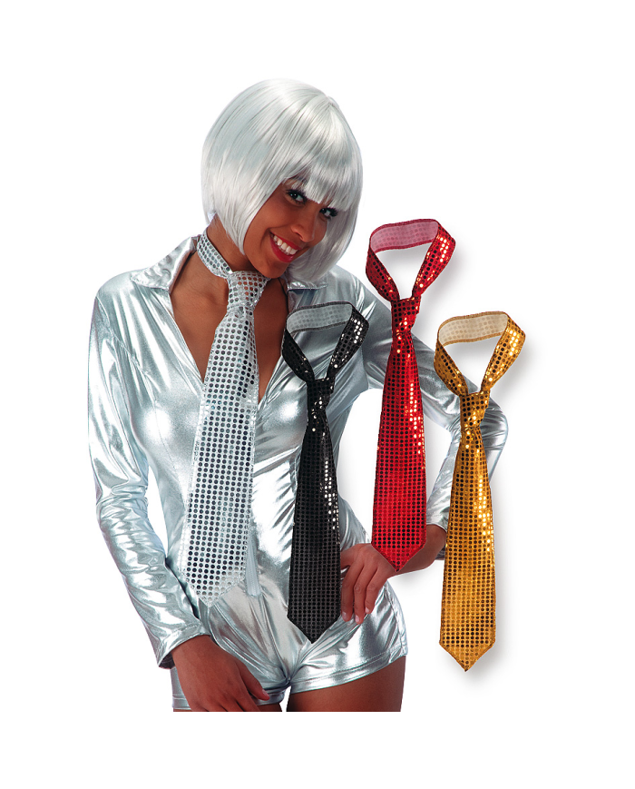 CRAVATTA LUSSO IN PAILLETTES COL.ASS. IN