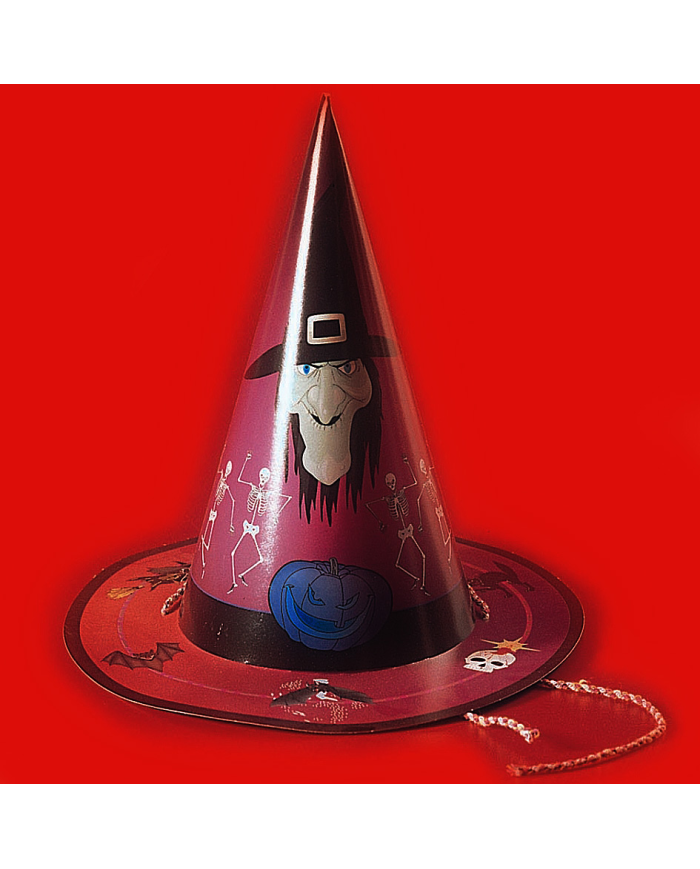 CAPPELLO STREGA IN CARTA H. CM. 32 CA.