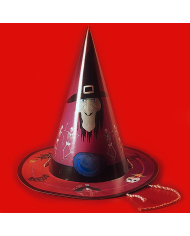 CAPPELLO STREGA IN CARTA H. CM. 32 CA.