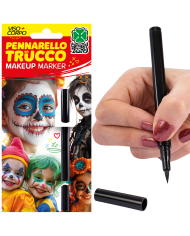 Pennarello trucco viso/corpo nero su cartoncino